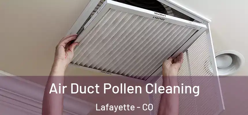  Air Duct Pollen Cleaning Lafayette - CO